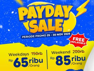 Promo Trans Snow World Bekasi Payday Sale mulai Rp.65.000 weekday, Rp.85.000 weekend termasuk area Inflatable Balloon