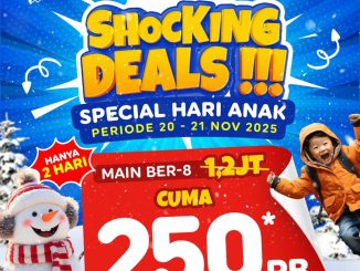 Promo Trans Snow World Bekasi Shocking Deals Rp. 250.000 untuk 8 tiket periode 20-21 November 2025