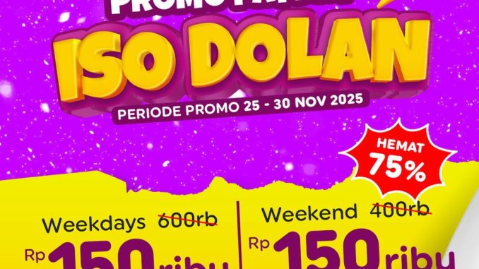 Promo Trans Snow World Payday Iso Dolan Tiket 4 Orang Rp. 150.000 untuk paket weekday dan weekend di Surabaya