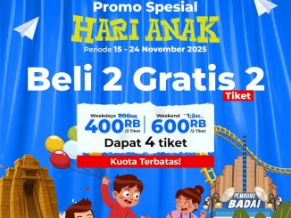 Promo Trans Studio Bandung Beli 2 Gratis 2 Tiket Spesial Hari Anak