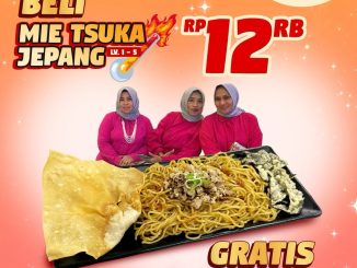 Promo Tsuka Ramen Hari Ibu 12.12 Gratis Gorengan & Minuman Rp. 12.000