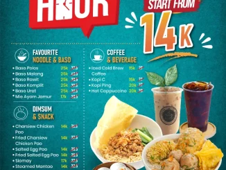 Promo Walao-Eh Happy Hour Menu Mulai Rp. 14.000 untuk aneka baso, dimsum, snack dan kopi favorit