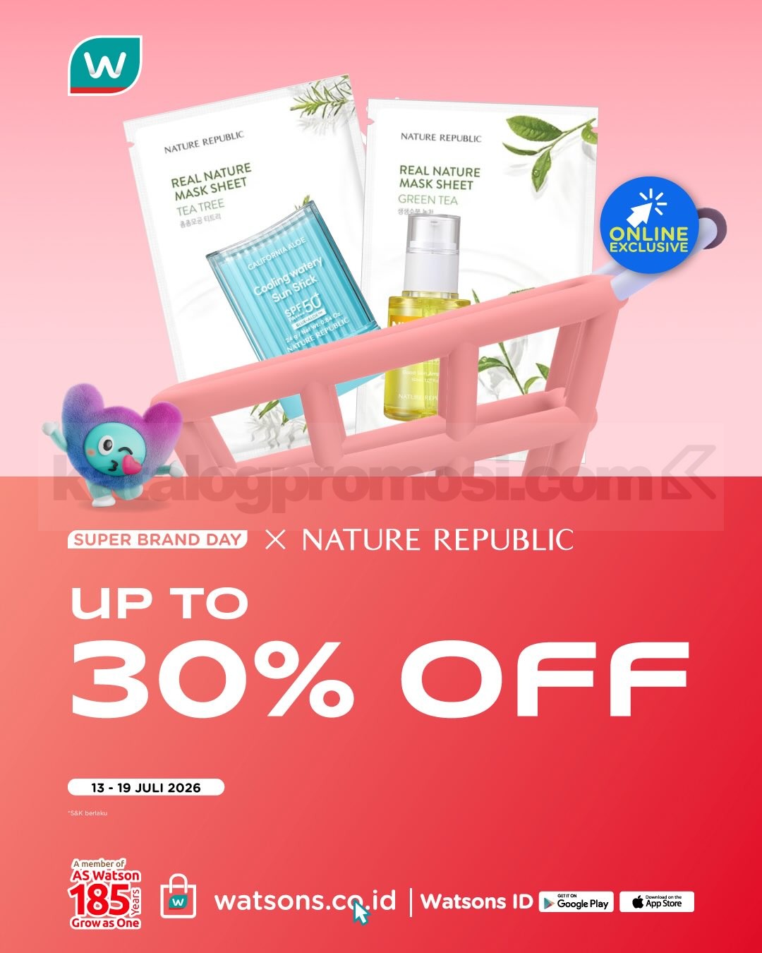 Promo Watsons Super Brand Day Diskon hingga 40% Promo Watsons Super Brand Day Diskon hingga 40% 1