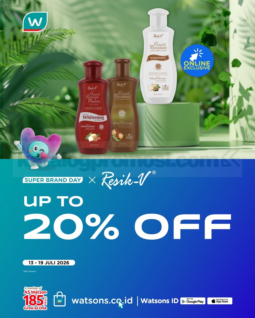 Promo Watsons Super Brand Day Diskon hingga 40% Promo Watsons Super Brand Day Diskon hingga 40% 5