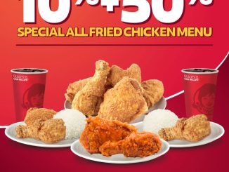 Promo Wendy’s Bank Mega diskon 10% dan 50% fried chicken dengan CC Bank Mega