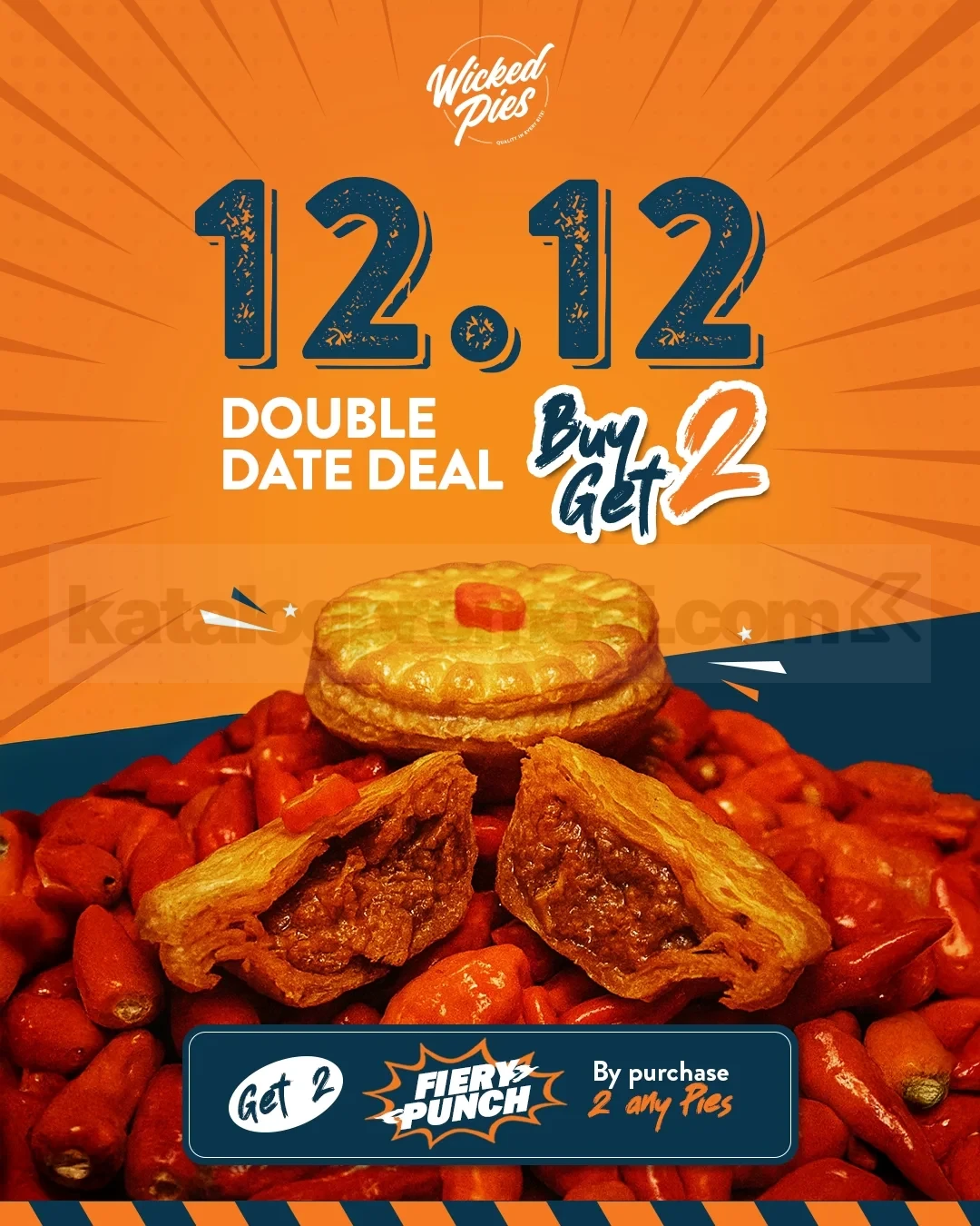 Promo Wicked Pies 12.12 Double Date Deal Buy 2 Get 2 Promo Wicked Pies 12.12 Double Date Deal Buy 2 Get 2 1