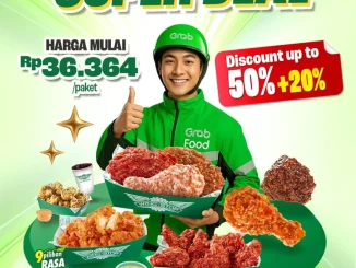 Promo Wingstop Super Deal Diskon Hingga 50% + Extra 20% mulai Rp.36 ribu via GrabFood