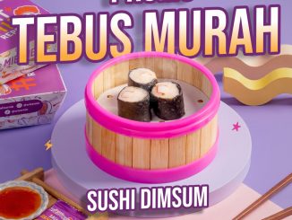 Promo Wizzmie Tebus Murah Sushi Dimsum Rp. 6.818 untuk pelanggan dine in di outlet Wizzmie tertentu