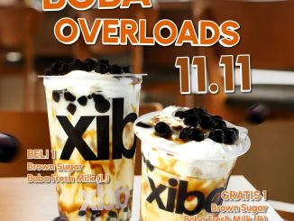 Promo Xiboba Boba Overloads 11.11 Beli 1 Gratis 1 periode 10–12 November 2025