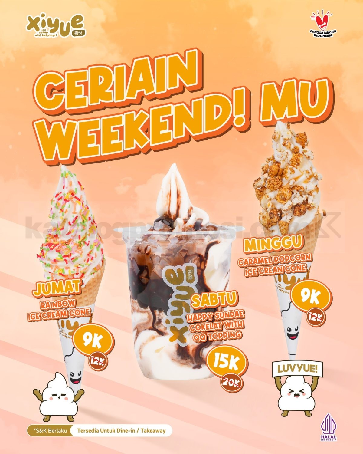 Promo Xi Yue CeriaIn Weekend! Mu Mulai Rp. 9.000 Promo Xi Yue CeriaIn Weekend! Mu mulai Rp. 9.000 selama November 2025