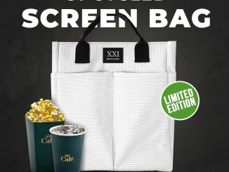 Promo XXI Upcycled Screen Bag Limited Edition Rp. 180.000 + Free Popcorn & Soft Drink 4