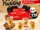Promo Yakiniku Like Holiday Pudding 6 Cup Jumbo Rp. 119.000 untuk sharing dessert liburan