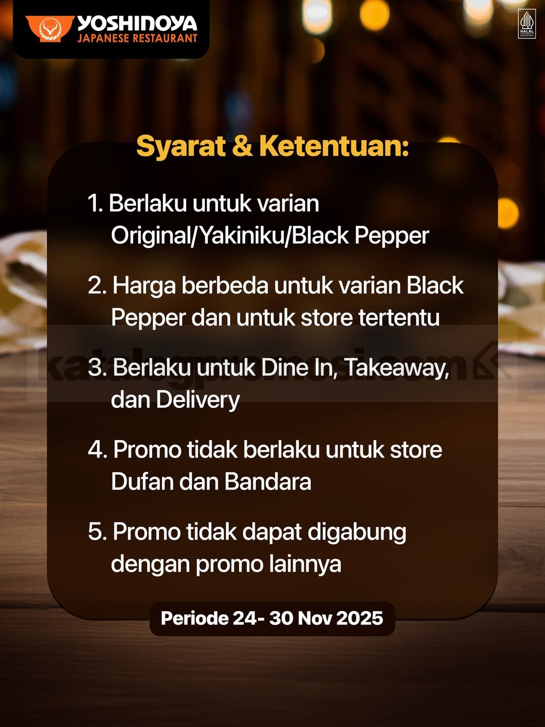 Promo Yoshinoya Payday Double Beef Bowl Diskon 50% Promo Yoshinoya Payday Double Beef Bowl Diskon 50% 1