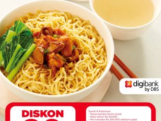 Promo Bakmi GM Diskon 20% pakai Kartu Kredit Digibank by DBS