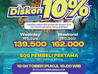 Promo BxSea Flash Sale 10.10 Tiket Masuk Diskon 10%