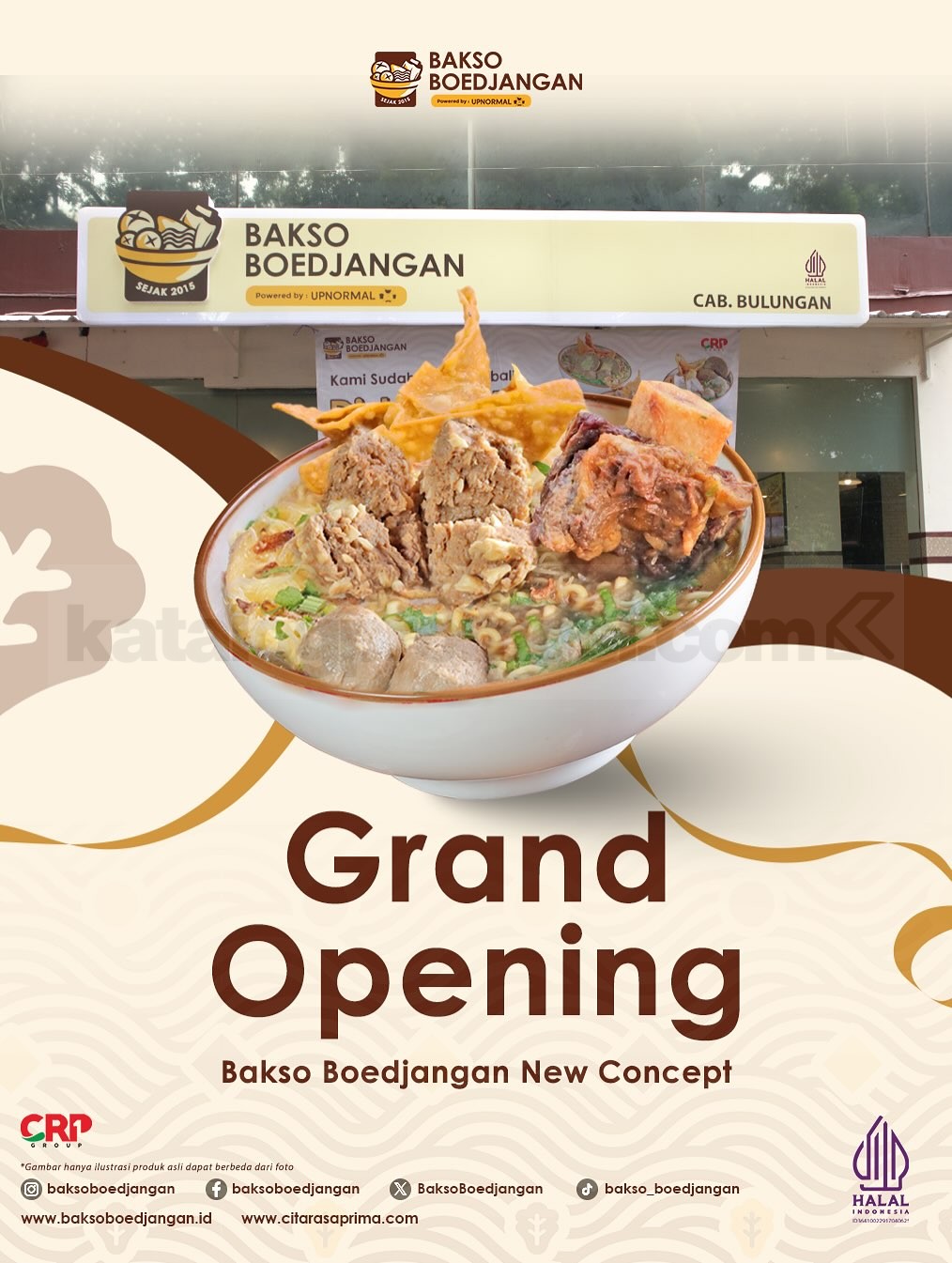 Promo Grand Opening Bakso Boedjang Bulungan & Cempaka Putih Beli 1 Gratis 1 Promo Grand Opening Bakso Boedjang Bulungan & Cempaka Putih Beli 1 Gratis 1