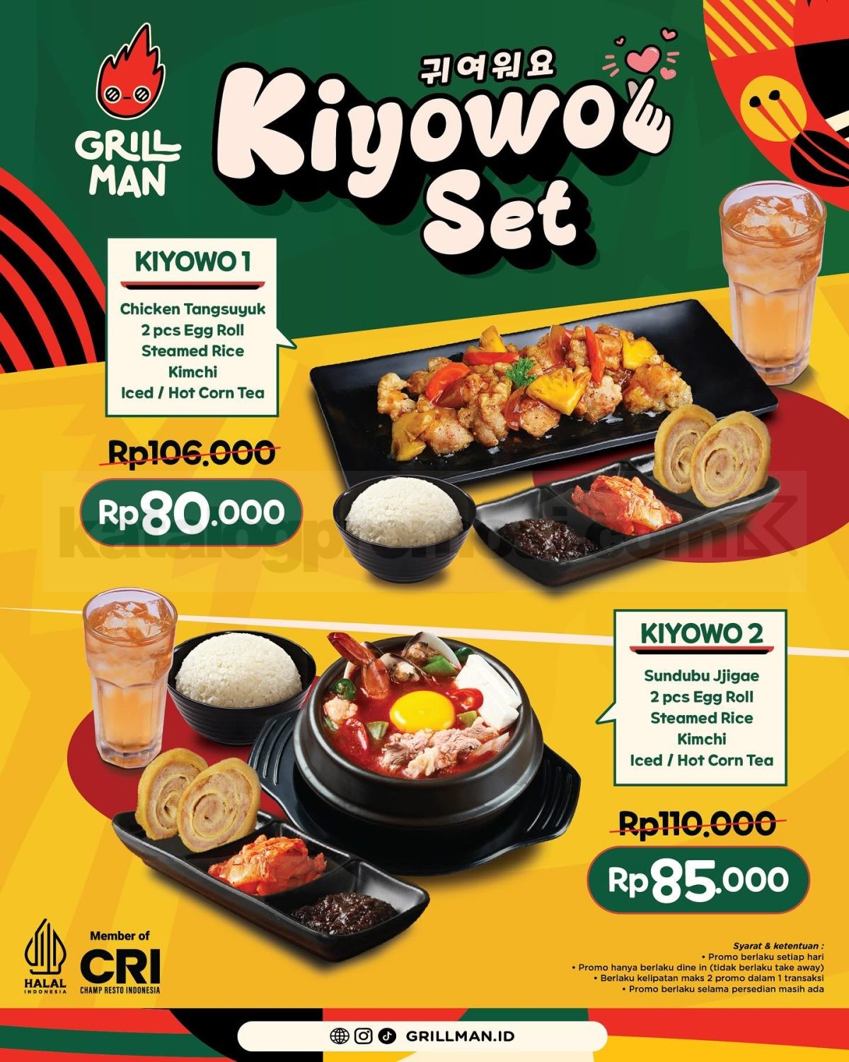 Promo Grillman Kiyowo Set mulai Rp 80.000 Promo Grillman Kiyowo Set mulai Rp 80.000