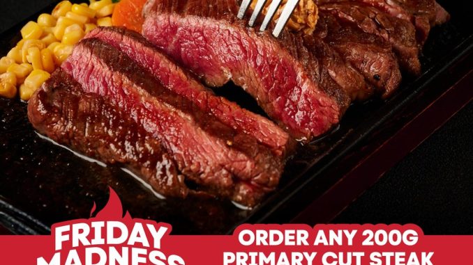 Promo Ikinari Steak Friday Madness Deal Buy 1 Get 1 Steak 1