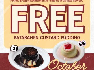 Promo Kataramen October Sweet & Treats Free Dessert