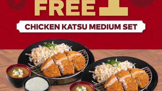 Promo Katsunyaka Buy 1 Free 1 Chicken Katsu Medium Set 1