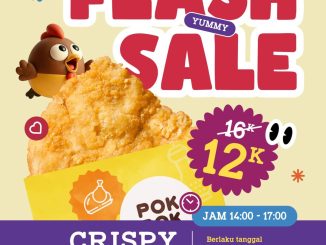 promo Pokpok Flash Sale Yummy Crispy Chicken cuma Rp 12K 1