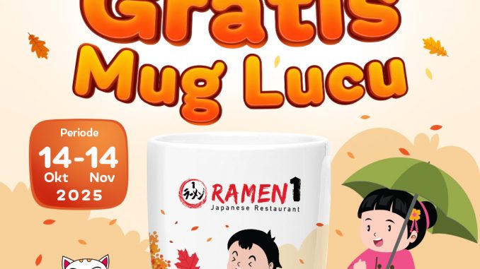 Promo Ramen 1 Autumn Harmony Gratis Mug Lucu 1