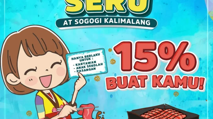 Promo Sogogi Kalimalang Oktober Seru diskon 15% 1