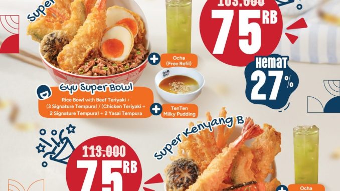 Promo Tenten Paket Super Kenyang cuma Rp 75K 1