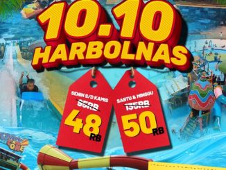 Promo transera Waterpark Bekasi 10.10 Harbolnas Tiket mulai Rp48ribu