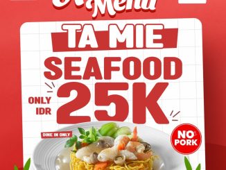 Promo Xo Restaurant Special Menu Ta Mie Seafood cuma Rp 25K