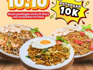 Promo 10.10 Nasgor Top Diskon Rp 10.000 Untuk Menu Reguler 2