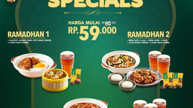 Promo Sapo Oriental Ramadan Specials paket berbuka mulai Rp. 59.000