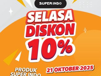 Promo SuperIndo Selasa Extra Diskon 10% untuk Produk Pilihan*