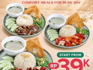 Promo Tiga Wonton Hainan Collection Mulai Rp. 39.000 dengan enam pilihan menu Hainan untuk dine in