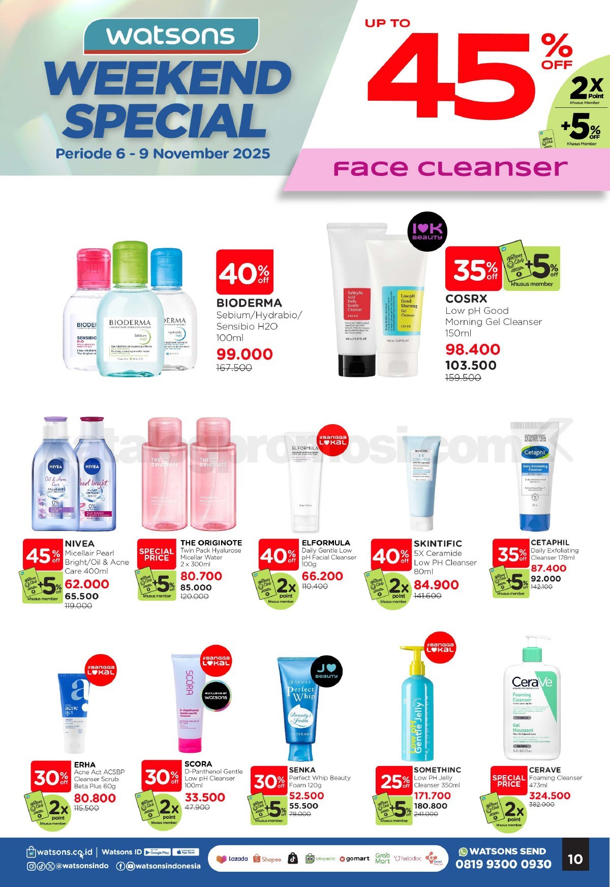 WATSONS WEEKEND SPECIAL Diskon hingga 50% WATSONS WEEKEND SPECIAL Diskon hingga 50% 9
