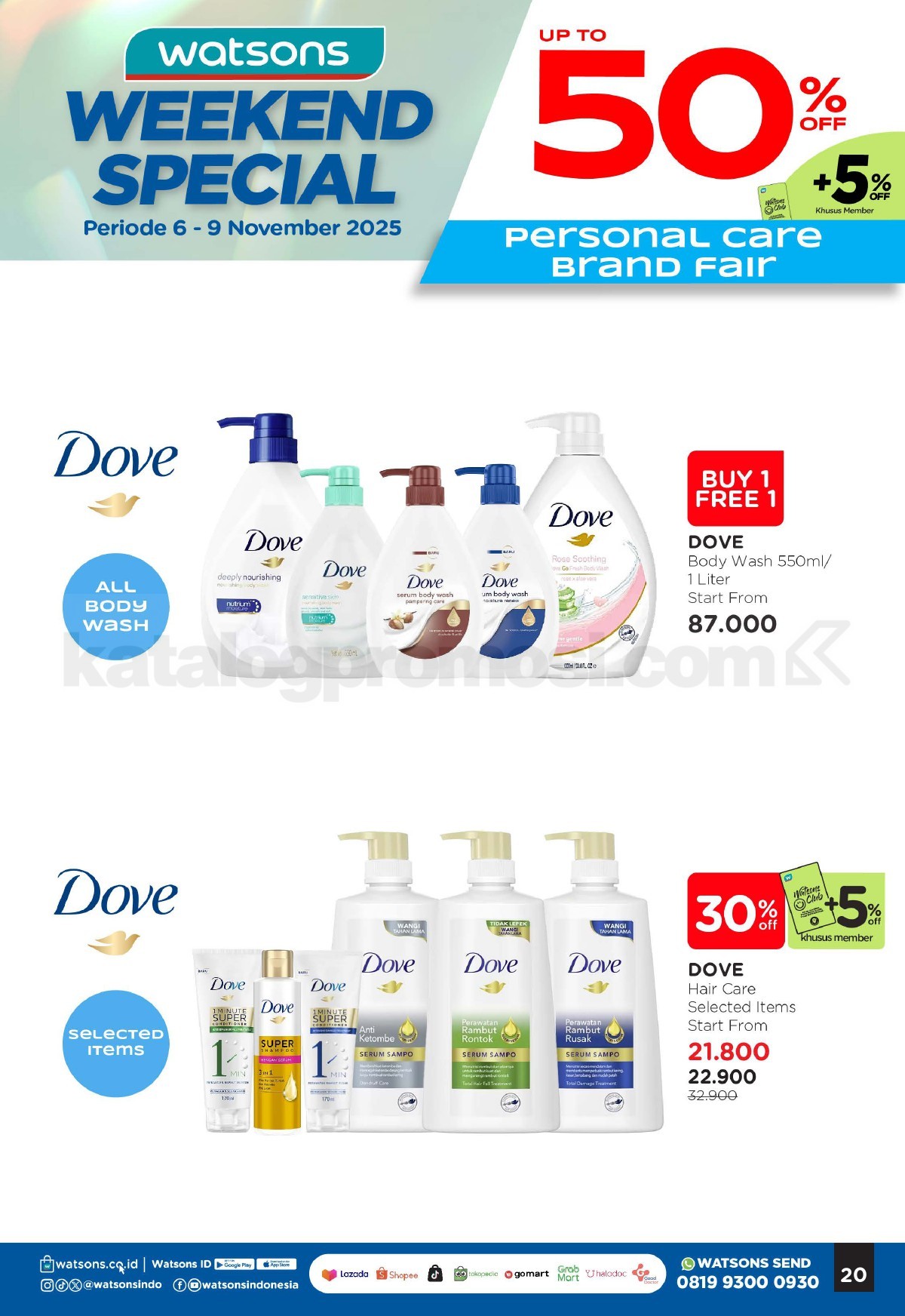 WATSONS WEEKEND SPECIAL Diskon hingga 50% WATSONS WEEKEND SPECIAL Diskon hingga 50% 19