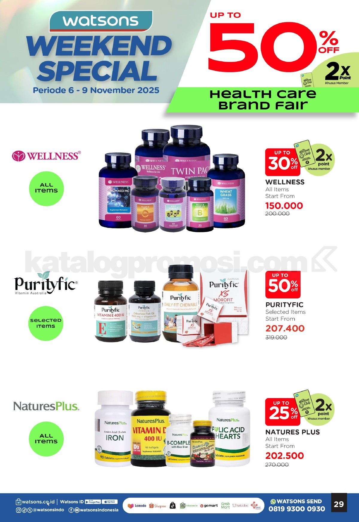WATSONS WEEKEND SPECIAL Diskon hingga 50% WATSONS WEEKEND SPECIAL Diskon hingga 50% 28