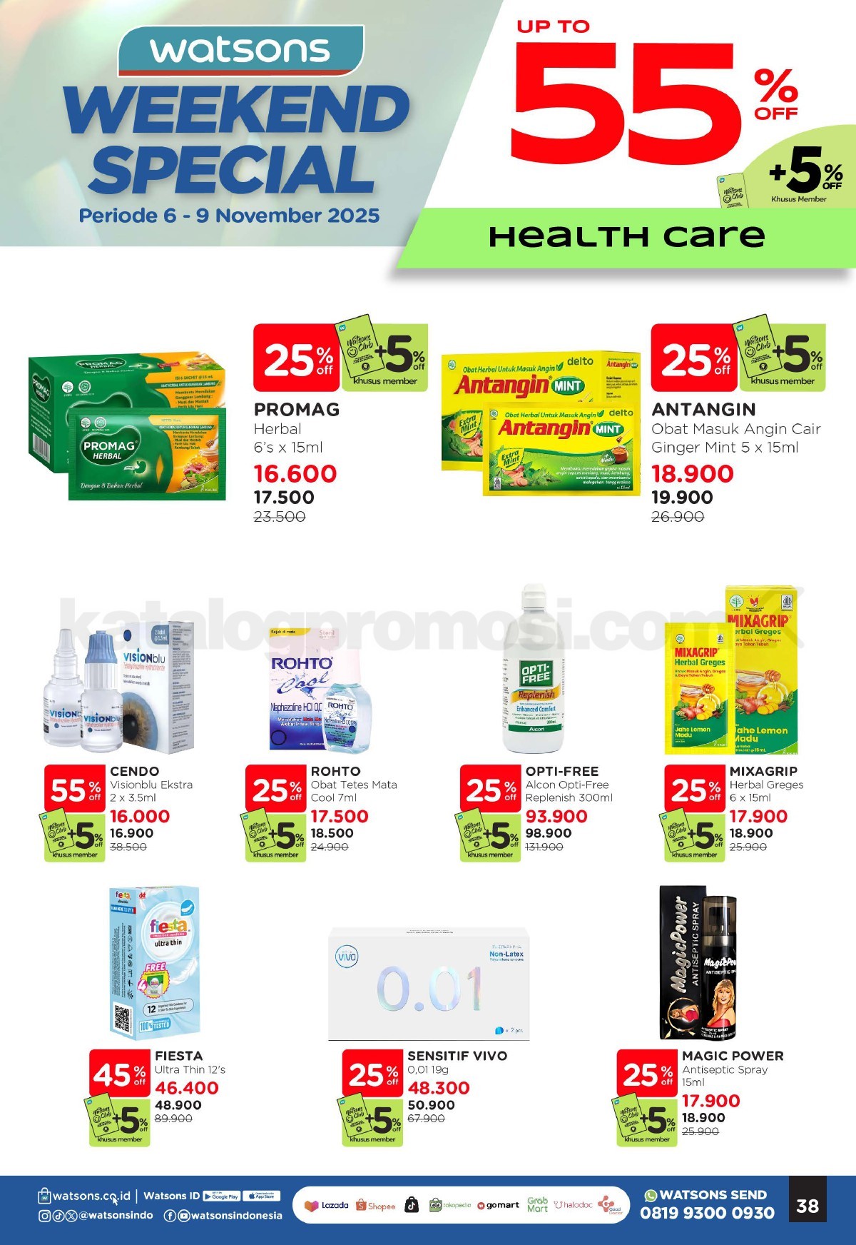 WATSONS WEEKEND SPECIAL Diskon hingga 50% WATSONS WEEKEND SPECIAL Diskon hingga 50% 37