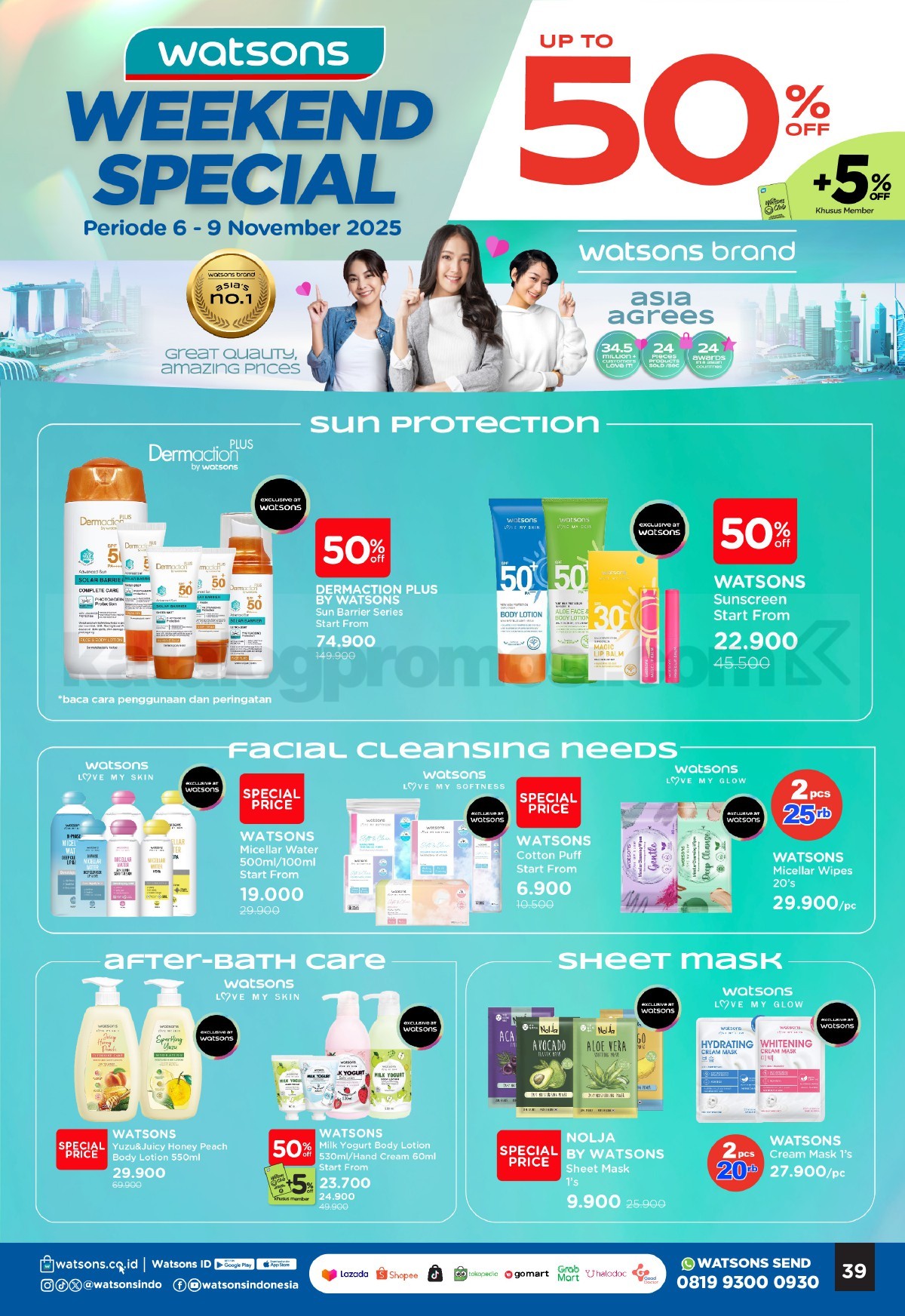 WATSONS WEEKEND SPECIAL Diskon hingga 50% WATSONS WEEKEND SPECIAL Diskon hingga 50% 38