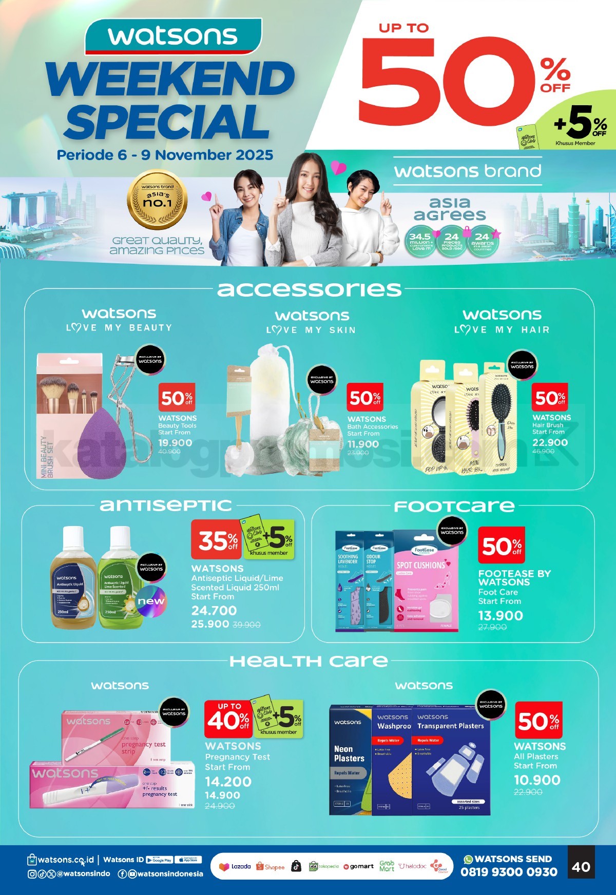 WATSONS WEEKEND SPECIAL Diskon hingga 50% WATSONS WEEKEND SPECIAL Diskon hingga 50% 39