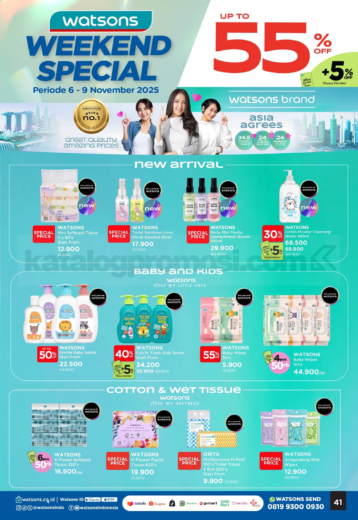 WATSONS WEEKEND SPECIAL Diskon hingga 50% WATSONS WEEKEND SPECIAL Diskon hingga 50% 40