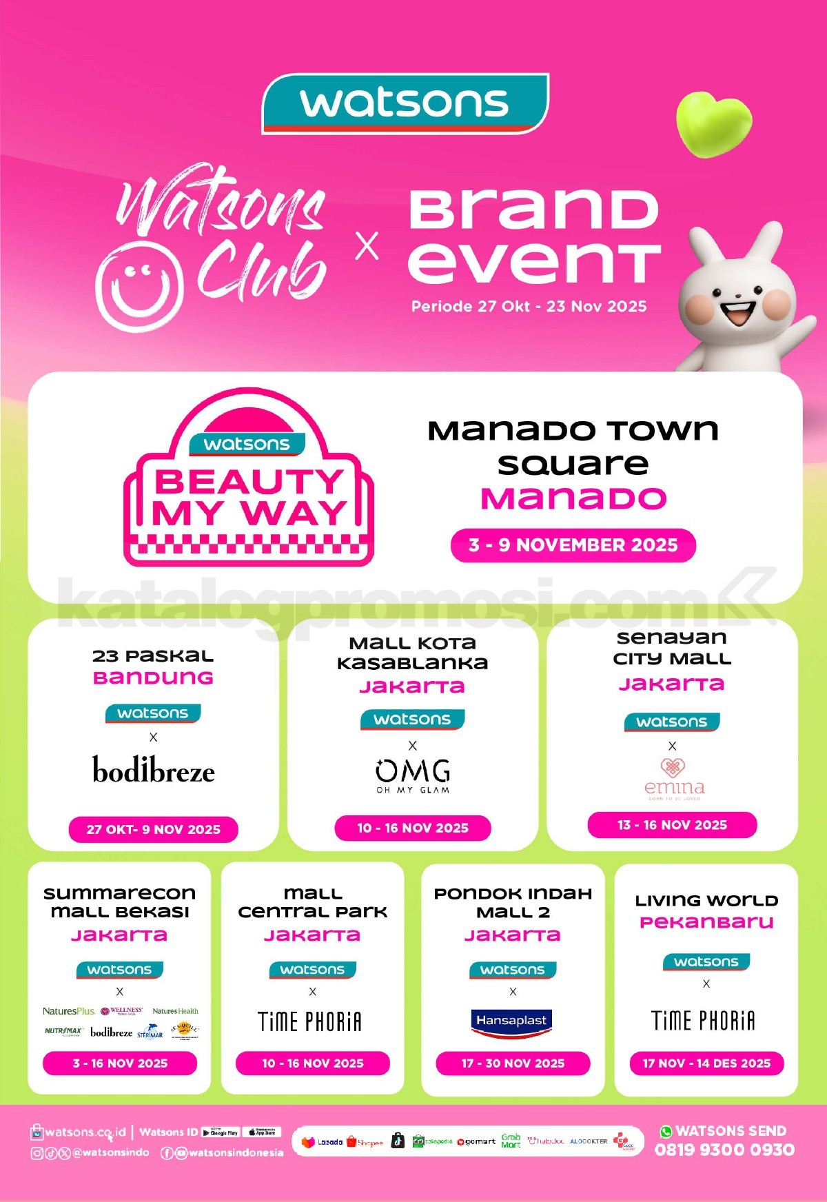 WATSONS WEEKEND SPECIAL Diskon hingga 50% WATSONS WEEKEND SPECIAL Diskon hingga 50% 45