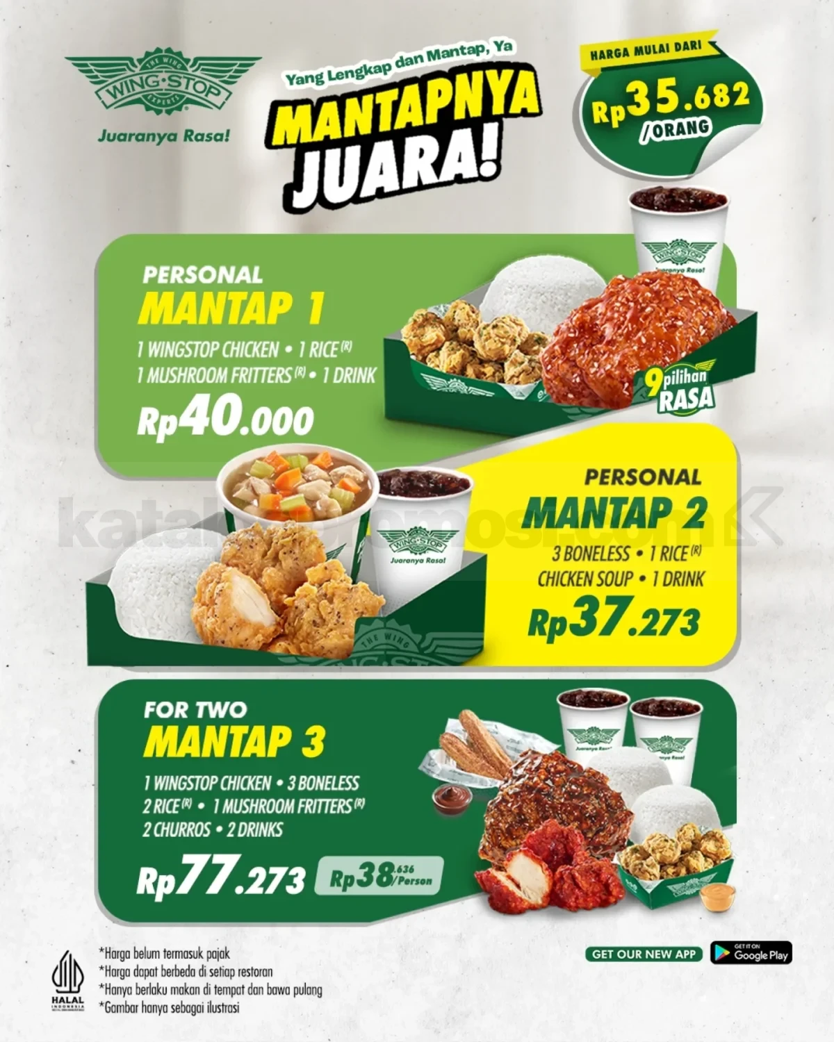 Promo Wingstop Paket Mantapnya Juara mulai Rp. 35Ribuan Promo Wingstop Paket Mantapnya Juara mulai Rp. 35Ribuan 2