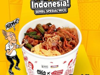 Promo Indomaret SERBU x Mice Cartoon Nasi Uduk Cup Rp. 15.000 dengan cup karakter reusable