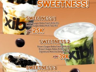 Promo Xiboba Triple Sweatness Mulai Rp. 25.000