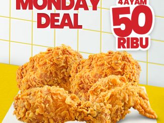 Promo CFC Monday Deal 4 Ayam Hanya Rp50.000 1