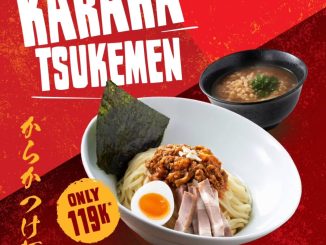 Promo Ippudo NEW Karaka Tsukemen Rp. 119 ribu menu tsukemen pedas limited