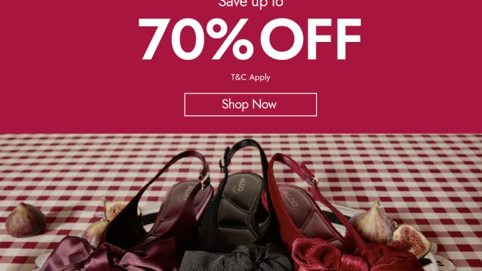 ALDO End of Season Sale Diskon hingga 70%