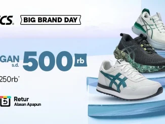 ASICS Big Brand Day di Blibli Diskon hingga 500K + Ekstra Voucher