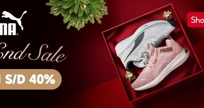PUMA Year End Sale di Shopee! Diskon hingga 40%